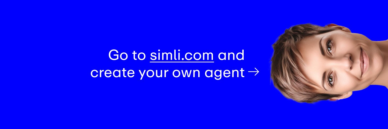 Simli's banner