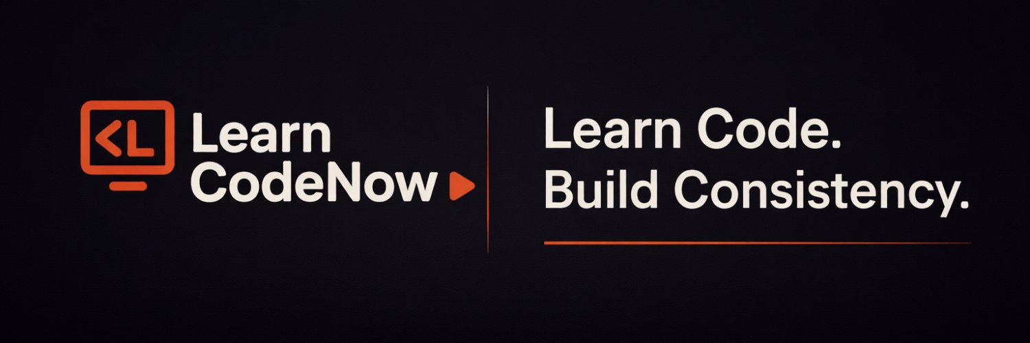 LearnCodeNow banner