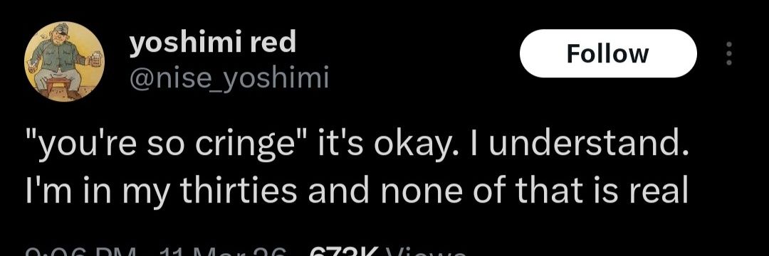 rachel is cringe banner