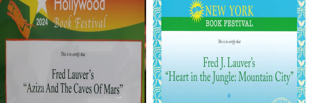 Author Fred J Lauver banner