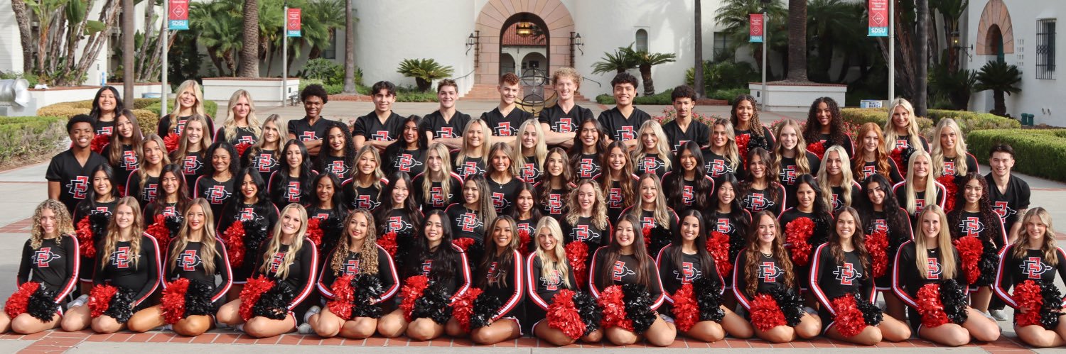 SDSU Cheer banner