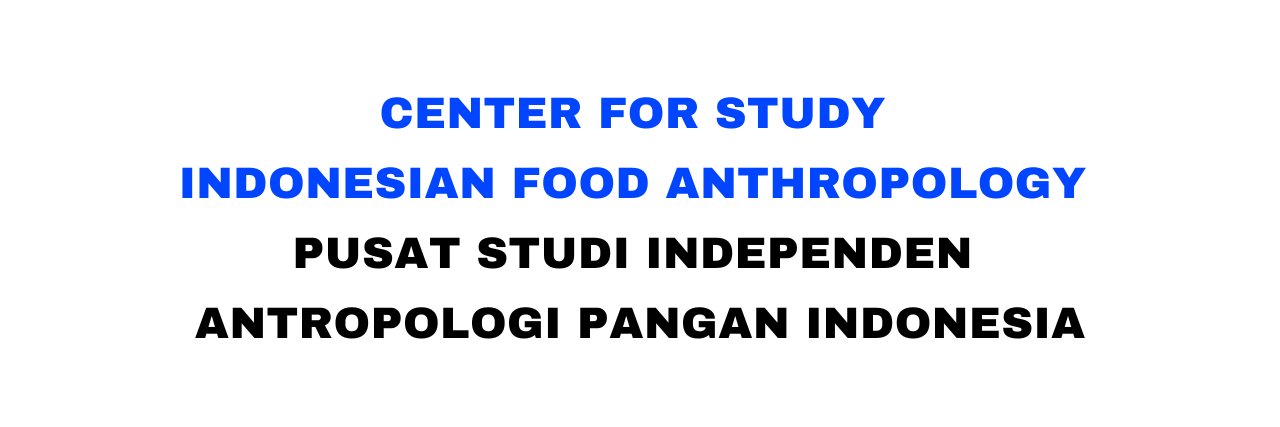 Center for Study Indonesian Food Anthropology banner