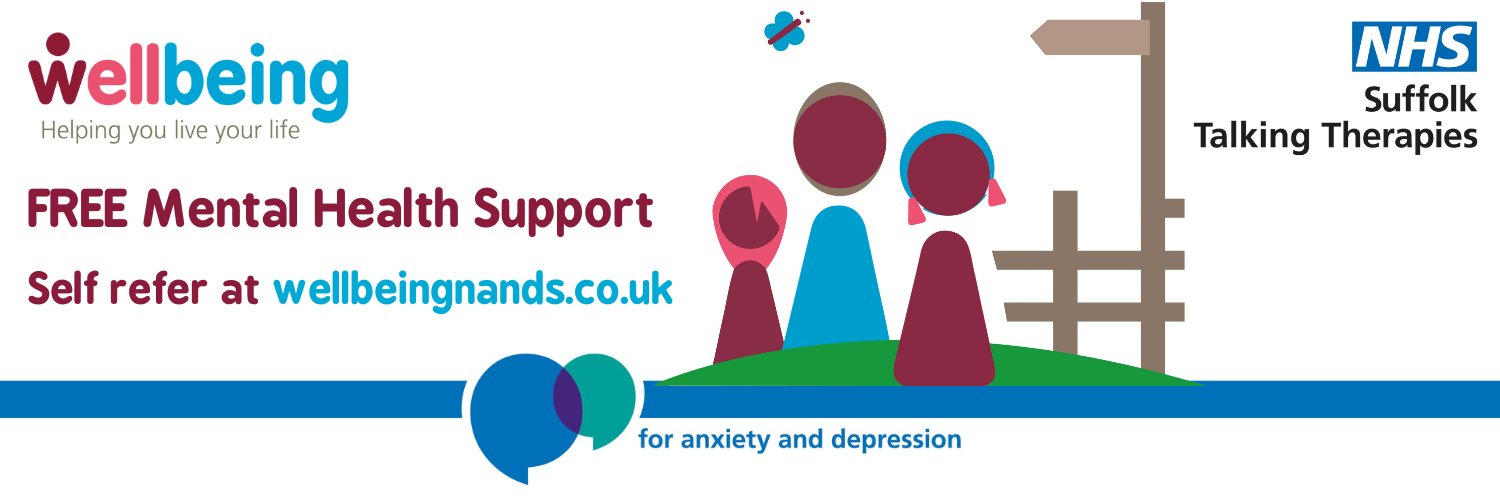 Wellbeing Suffolk banner