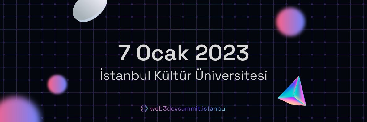 Web3 Developer Summit Turkey banner