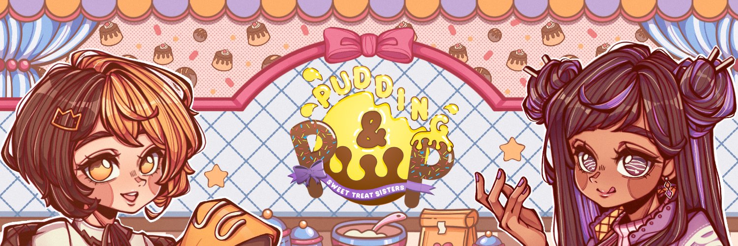 Pudding & Pop 🍬 Sister VTubers banner