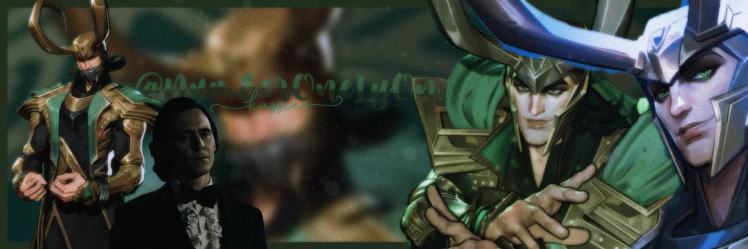 𝐊𝐚𝐬𝐬𝐢𝐞 loves loki ♡ banner