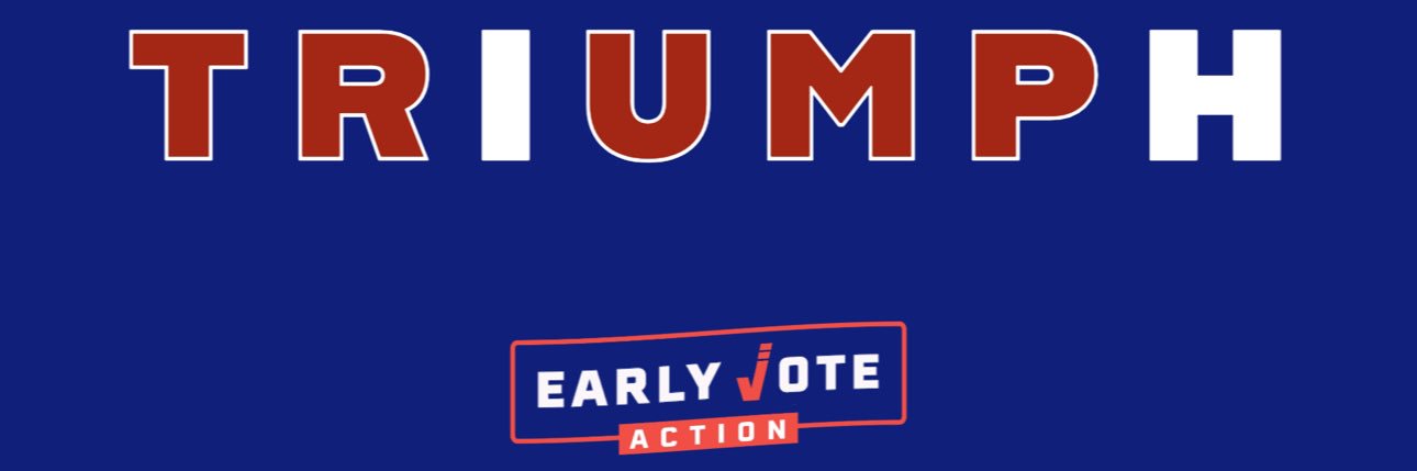 Scott Presler's Early Vote Action's banner