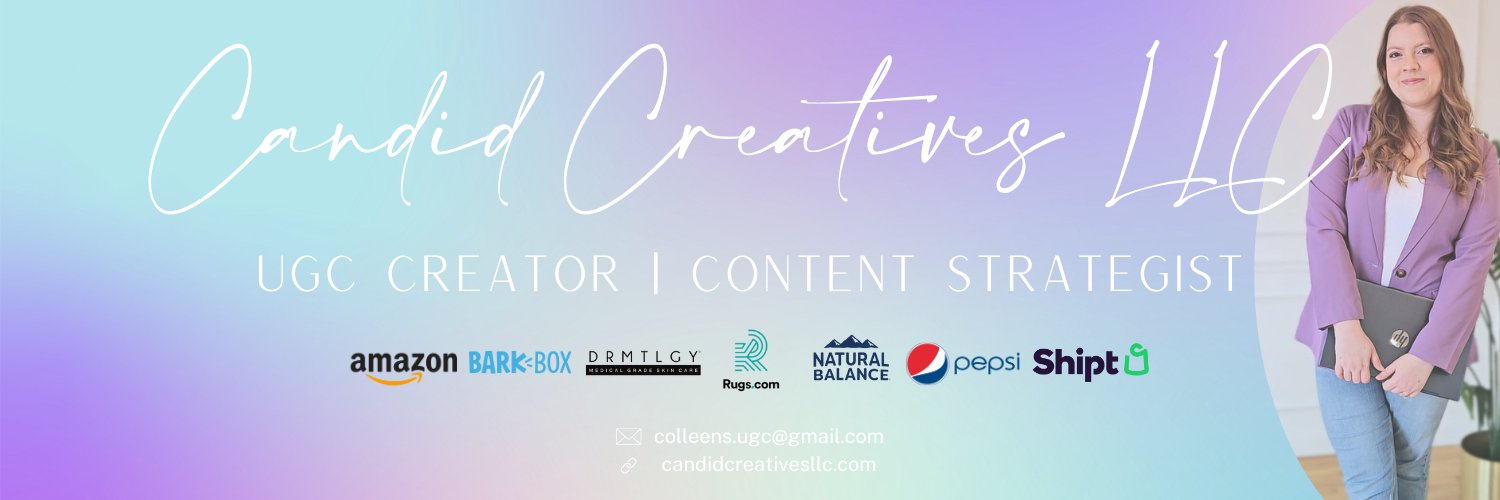 Colleen | UGC Creator banner