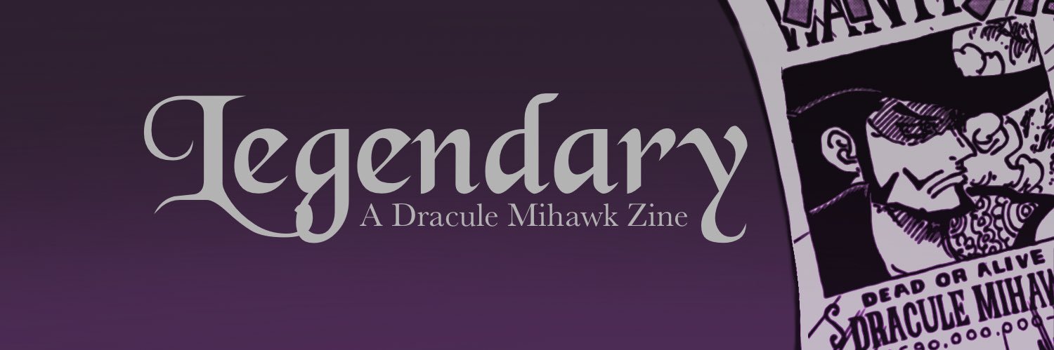 Legendary • A Dracule Mihawk Zine banner
