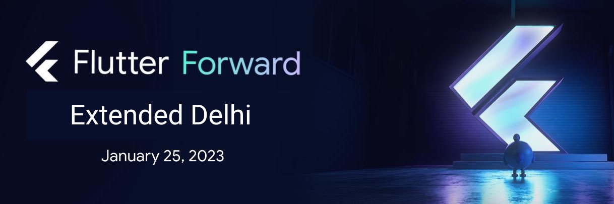 Flutter Delhi 💙 banner