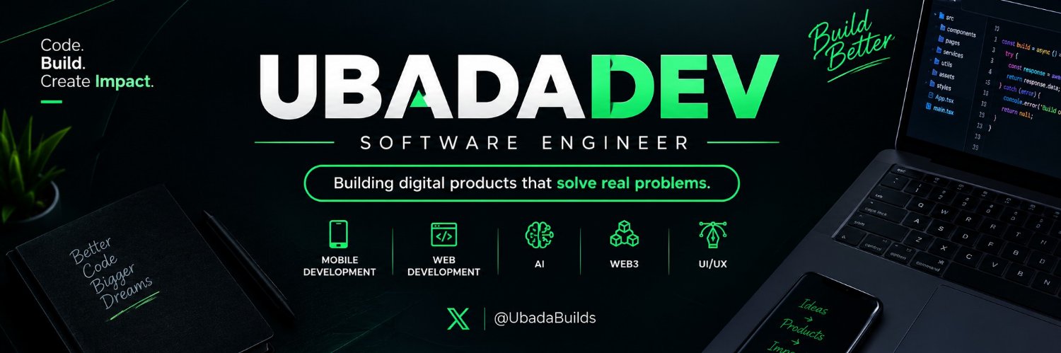 UbadaBuilds's profile banner image