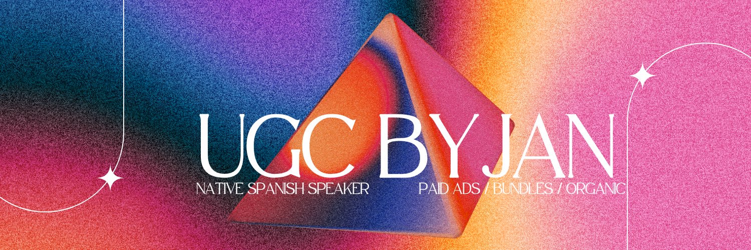 JAN 🇲🇽 BILINGUAL UGC CREATOR banner