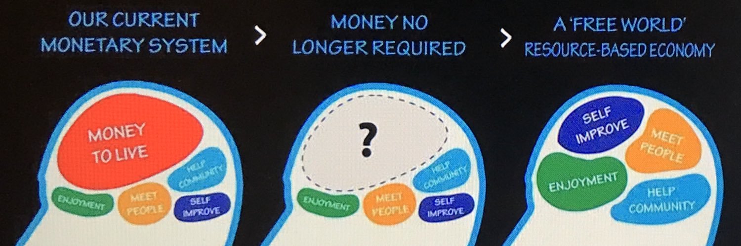 Moneyless Society banner