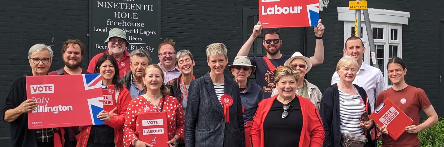Polly Billington for East Thanet's banner