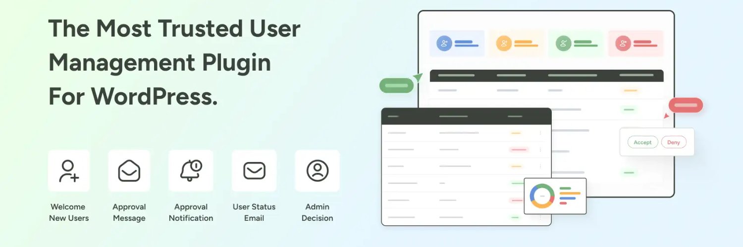 New User Approve banner