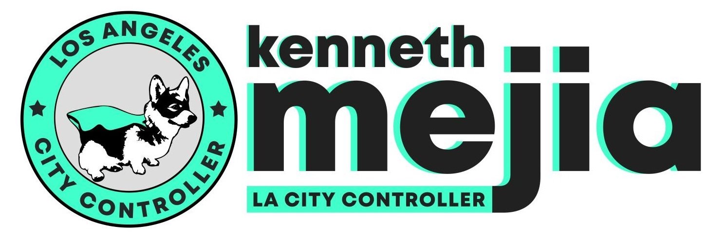 LA City Controller Kenneth Mejia's banner