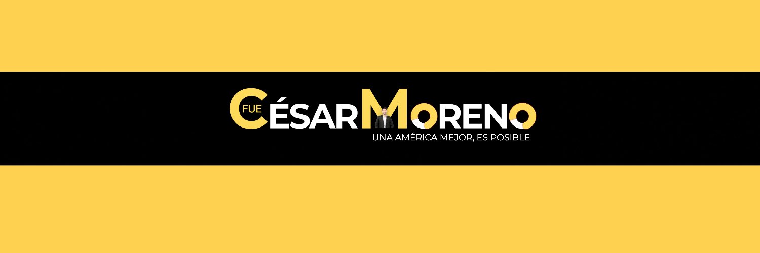 César Moreno's banner