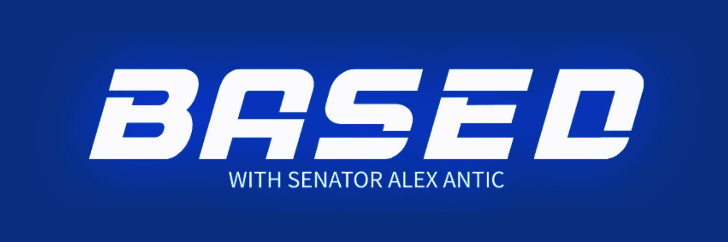 Senator Alex Antic's banner