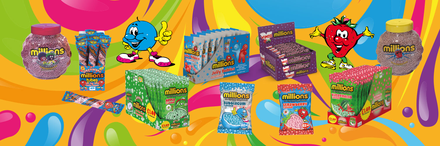 Millions Sweets banner