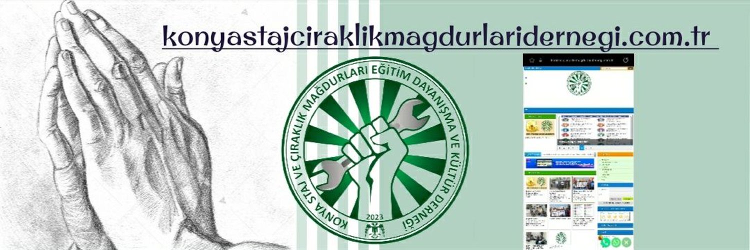 KONYA STAJ VE ÇIRAKLIK DERNEK BAŞKANI Profile Banner