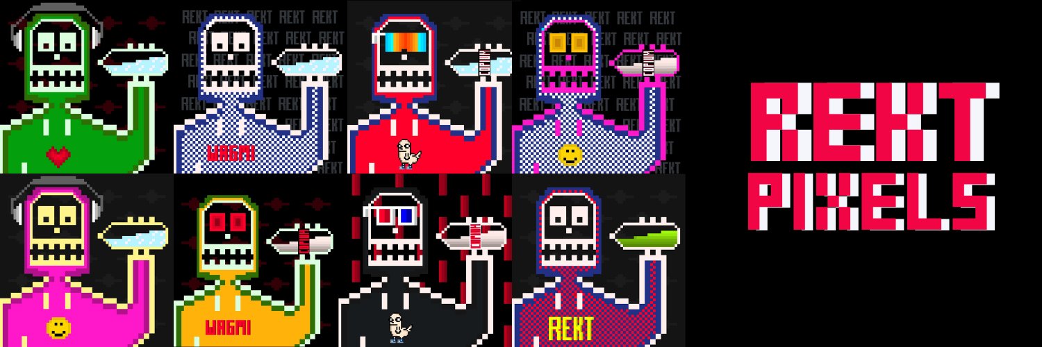 REKT PIXELS - SOLD OUT banner