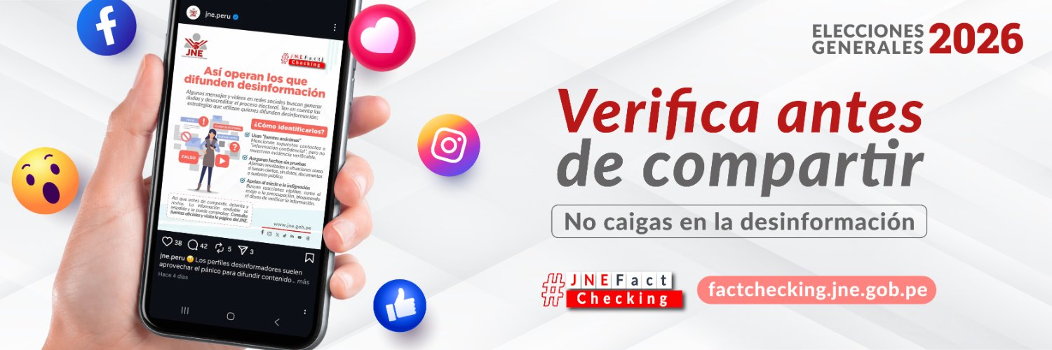 JNE Perú banner