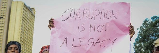 Anti-Corruption Crusader's banner