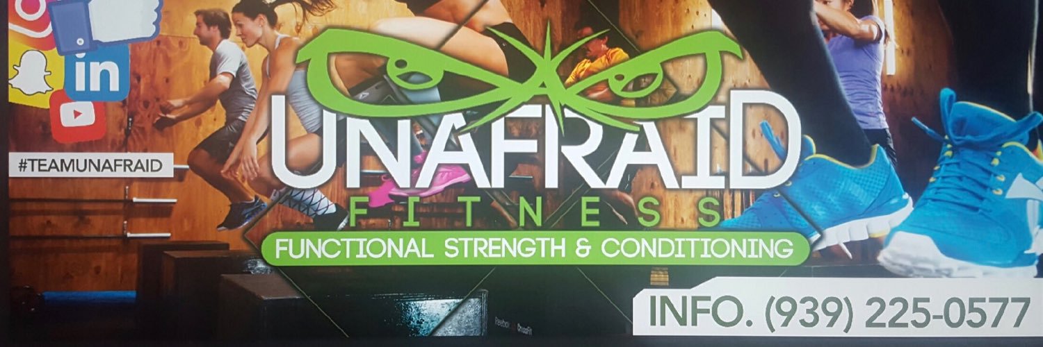 Unafraid Fitness banner