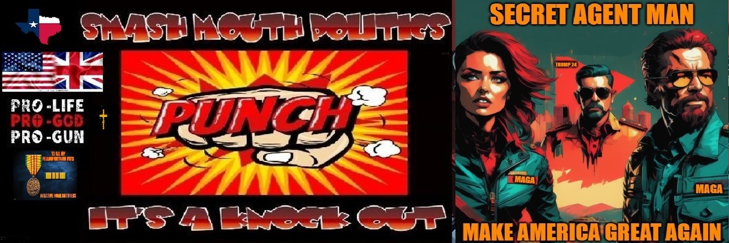THE SECRET AGENT MAN Smash Mouth Politics's banner