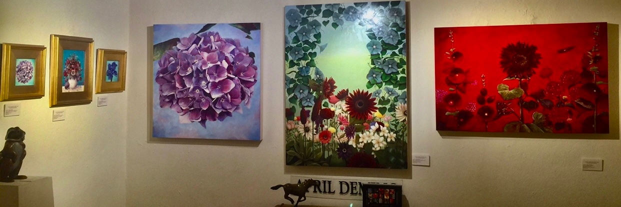 American Artist April 🥀 Scarlet Begonia banner