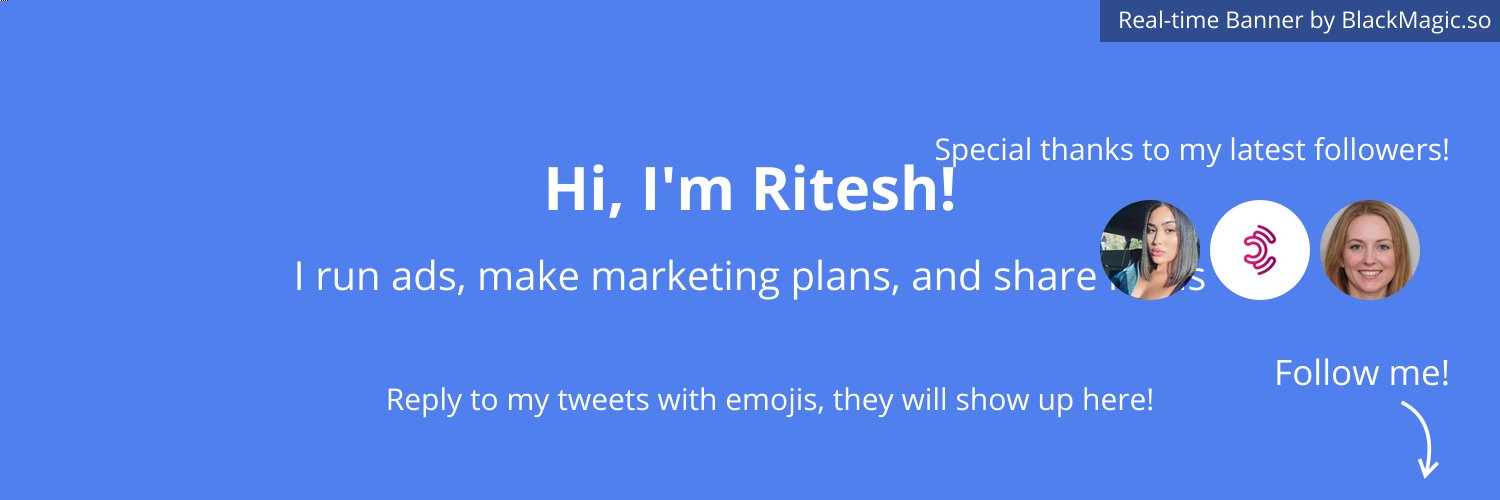 riteshhagrawal's profile banner image