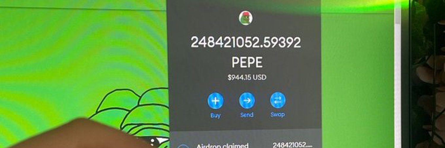 Pepe Coin Profile Banner