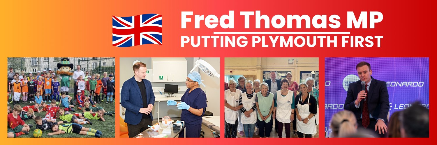 Fred Thomas MP's banner