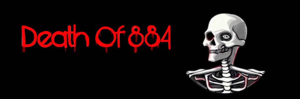 The Death of 884 banner