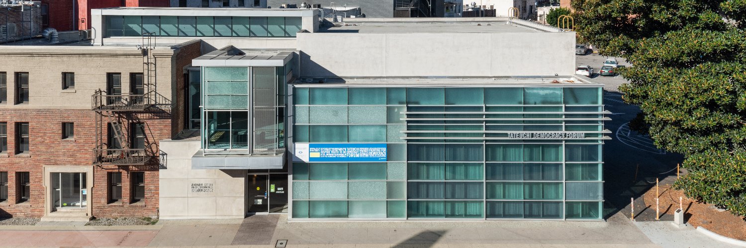 The Democracy Center banner