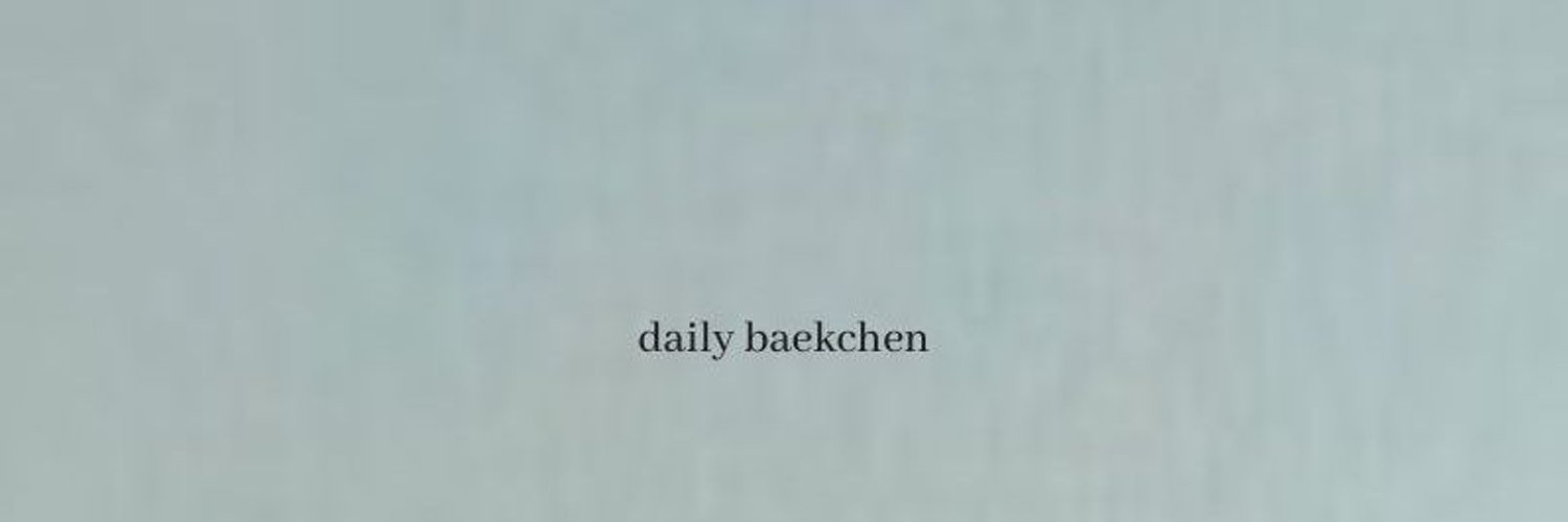 daily baekchen Profile Banner