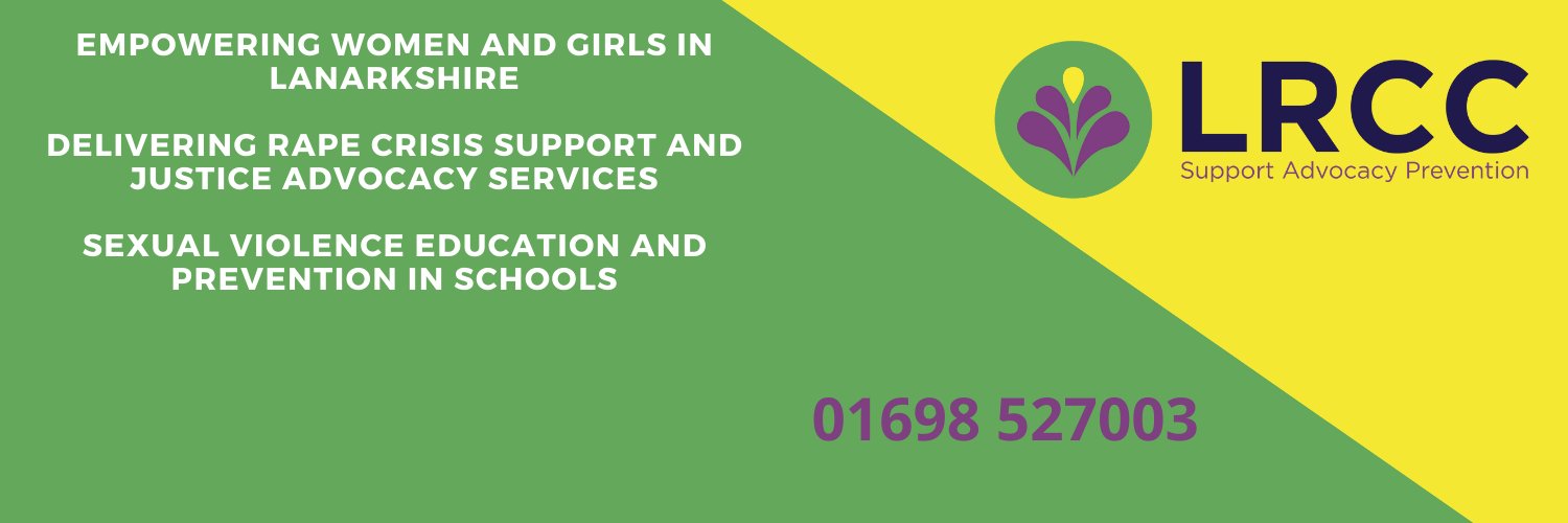 Lanarkshire Rape Crisis Centre banner