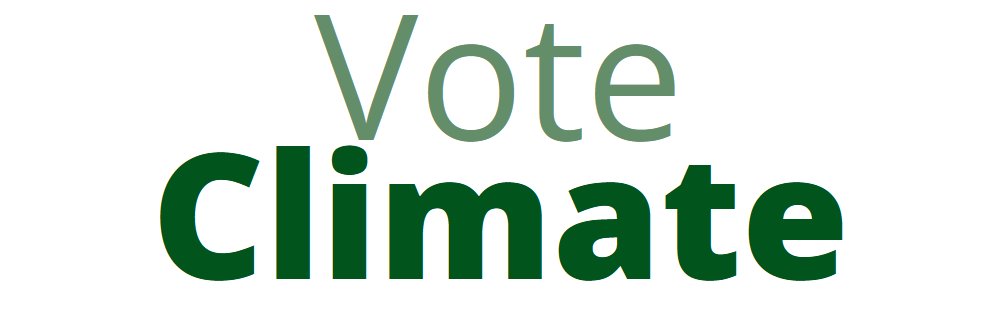 VoteClimateUK banner