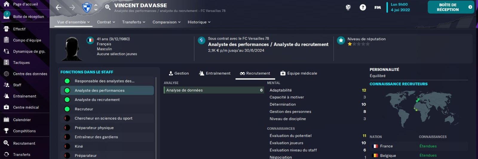 Vincent Davasse - Data Analyst (Scouting Football) banner