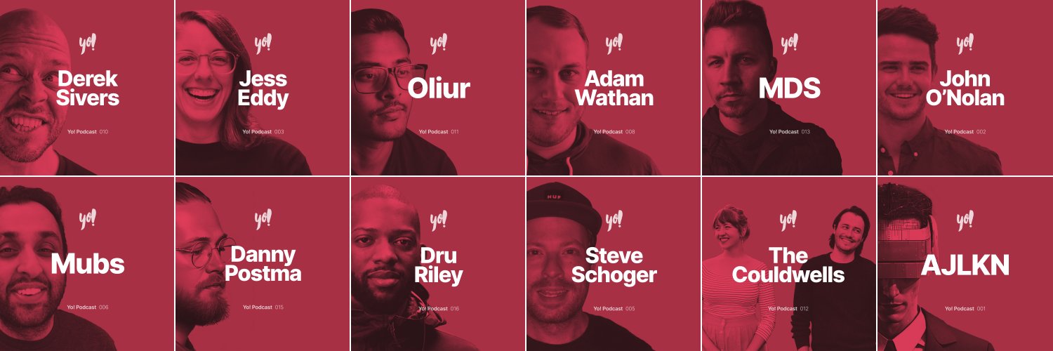 Yo! Podcast banner