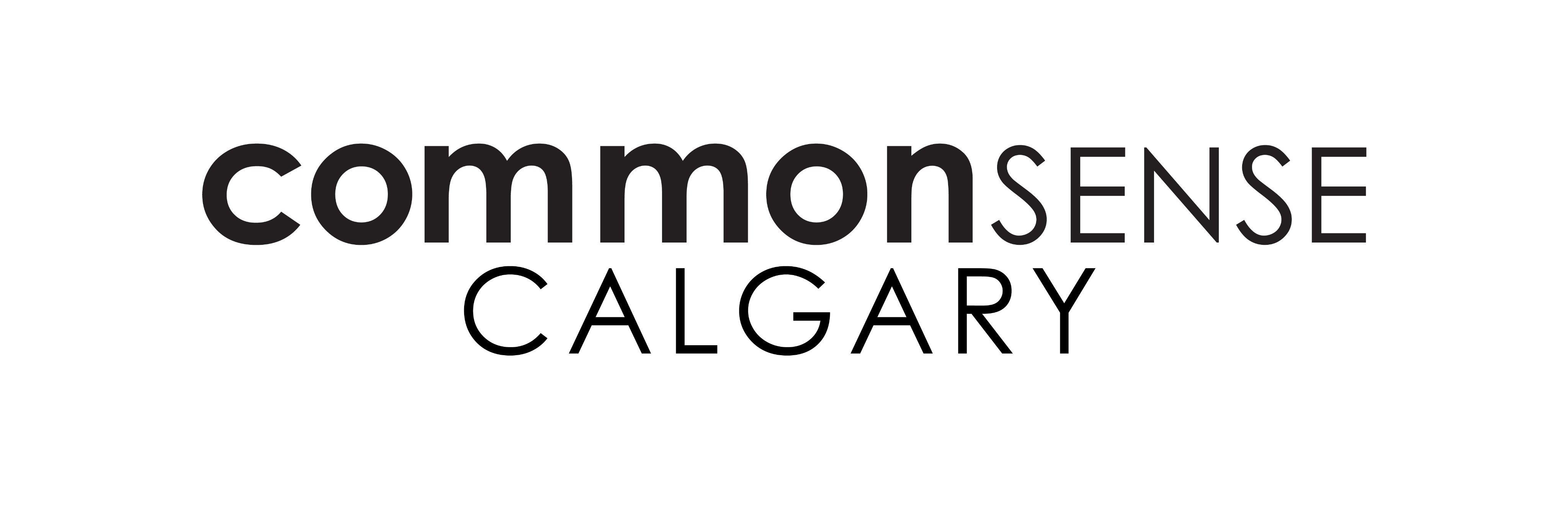 Common Sense Calgary banner