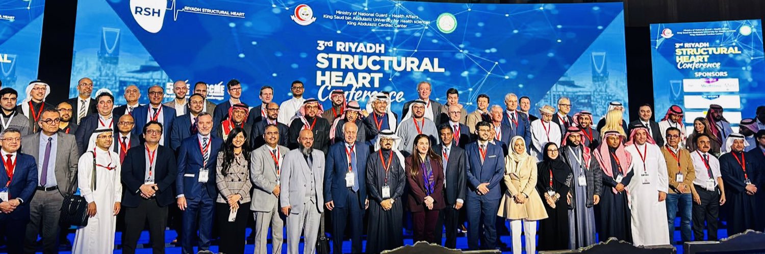Riyadh Structural Heartمؤتمر الرياض لصمامات القلب's banner