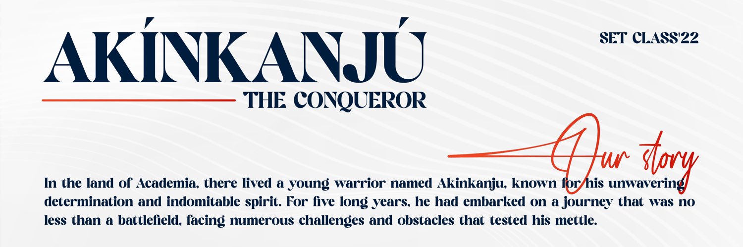 SET CLASS 22 (AKINKANJU🎓) banner