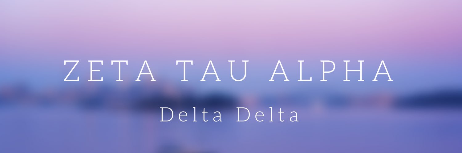 Zeta Tau Alpha BWU banner