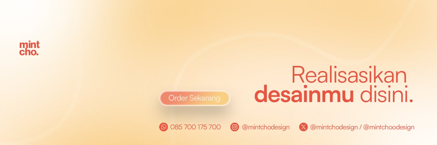 Mintcho Design 🎨 | jasa design gambar banner