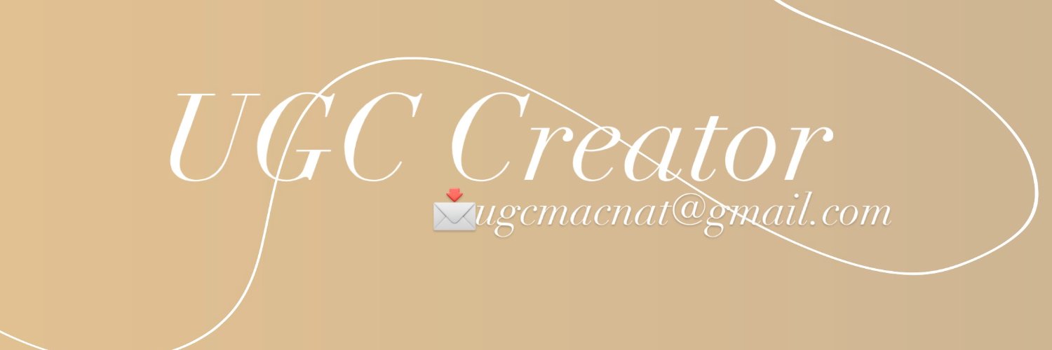 Natalia |UGC Creator banner