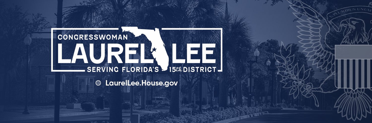 Congresswoman Laurel Lee's banner