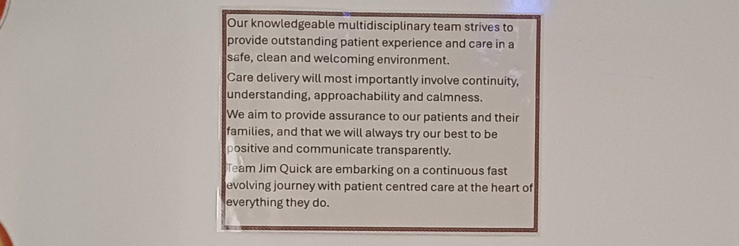 Transplant MFT -Jim Quick & Transplant outpatients banner