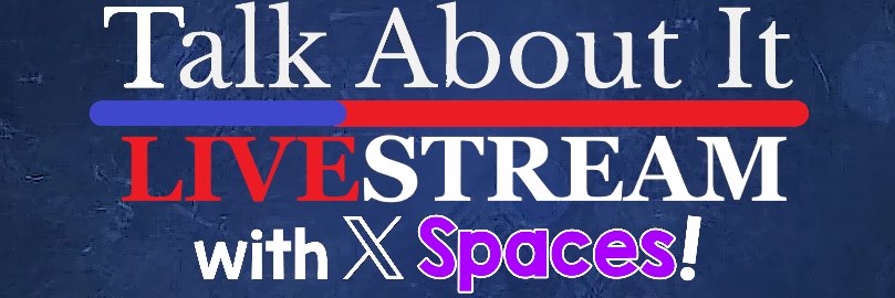 TalkAboutIt Live Stream banner