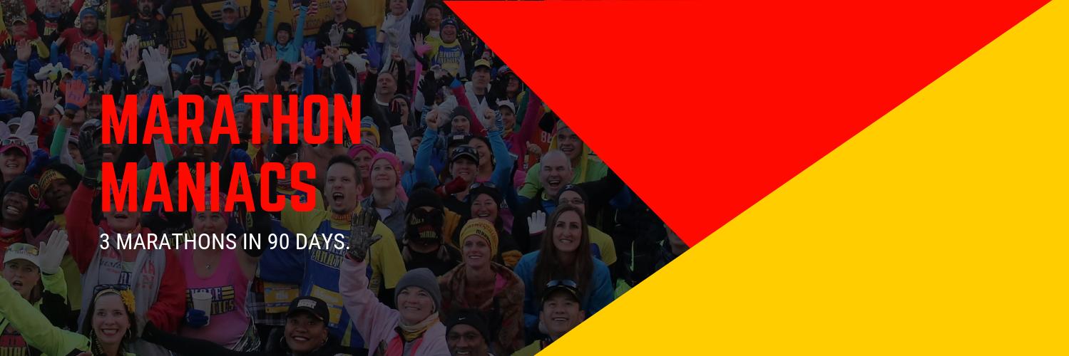 Marathon Maniacs banner